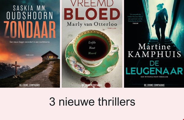Deze drie nieuwe thrillers wil je nú lezen!